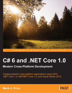 C# And dotNET Core 1.0