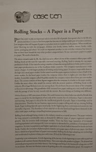 Rolling Stocks - A Paper is a Paper