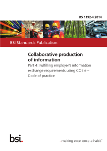 BSI BS 1192 4 2014 Collaborative production of information Part 4