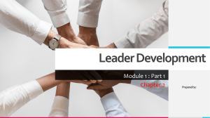 Chapter 2- R MGMT1101-Leader Development Module 1 Part 1