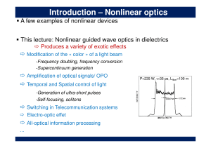 Photonics-Lecture11-Nonlinear-optics-PartI