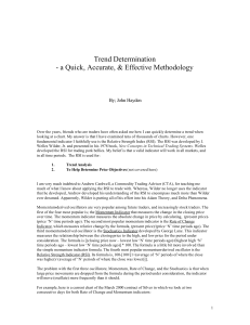 Trend Determination with RSI: A Quick & Accurate Methodology