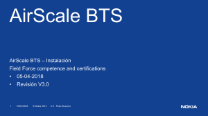 AirScale BTS  Instalación V3.0.ESPAÑOL