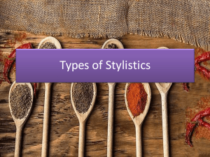 Types of Stylistics