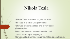 Nikola Tesla franco y sergio