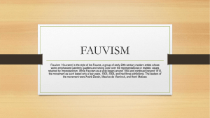Fauvism Dadaism