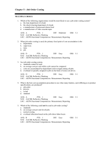 chapter 5 job order costing