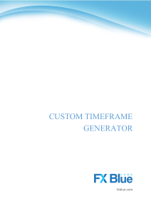 FX Blue Custom Timeframe Generator
