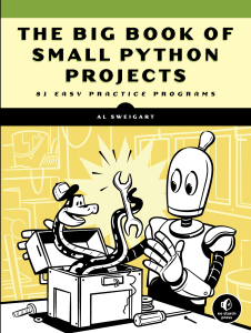 The BigBook 4SmallPython Projects