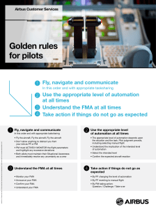 Golden Rules for Pilots