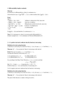 Proofs for Semester Test 2(2)