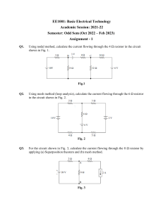 EE1001 Assignment 