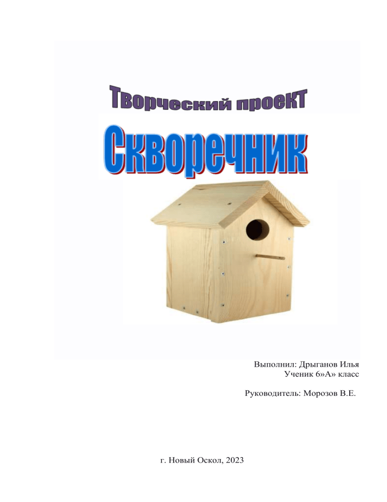 "Мр-инфо" делится подробной инструкцией изготовления скворечника Магнитогорск