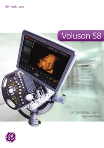 GE Healthcare Voluson S8 User Manual