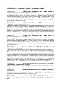 Teknik Resim Standartları (GD&T) Listesi