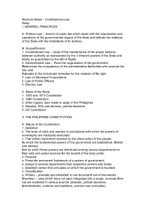 Constitutional Law Lecture Notes