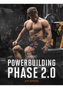 Powerbuilding 2.0 - Training Manual - 4X