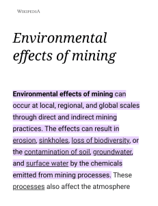 Environmental effects of mining - Wikipedia