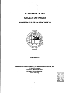 TEMA 9TH EDITION 2007