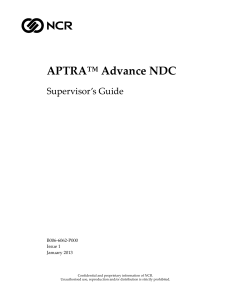 aptra advanced supervisor guide