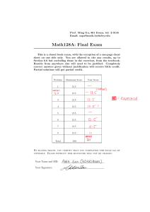 Math128A Final Exam  Fall 2022 