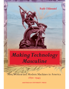 Making Technology Masculine Aditya