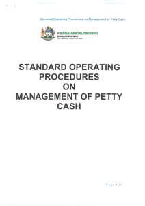 Petty Cash Management Policy