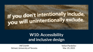 W10. Accessible Design
