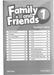 Family and Friends 1 Teacher s Book full