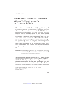 SOCIAL PSYCHOLOGY INTRODUCTORY READING 2
