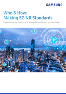 who and how making 5g nr standards