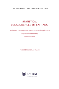 Statistical consequences of Fat tails
