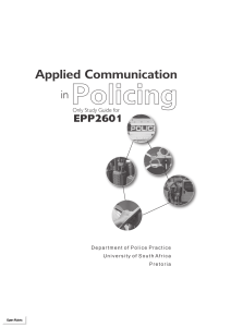 EPP2601 Study guide