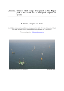 Chapter 2 Offshore Winder Energy Development in the Belgian part of the North Sea & anticipated impacts: an update