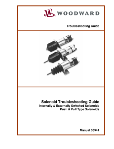 control solenoid stop