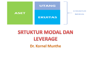 SRTUKTUR MODAL