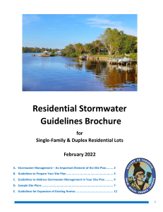 Village of Tequesta - Residential Stormwater Guidelines