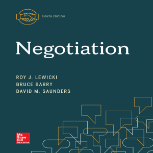 Bruce Barry  Roy J. Lewicki  David M. Saunders - Negotiation (2020)