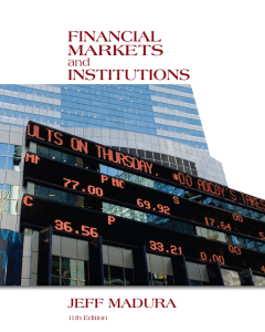 [Jeff Madura] Financial Markets and Institutions 11