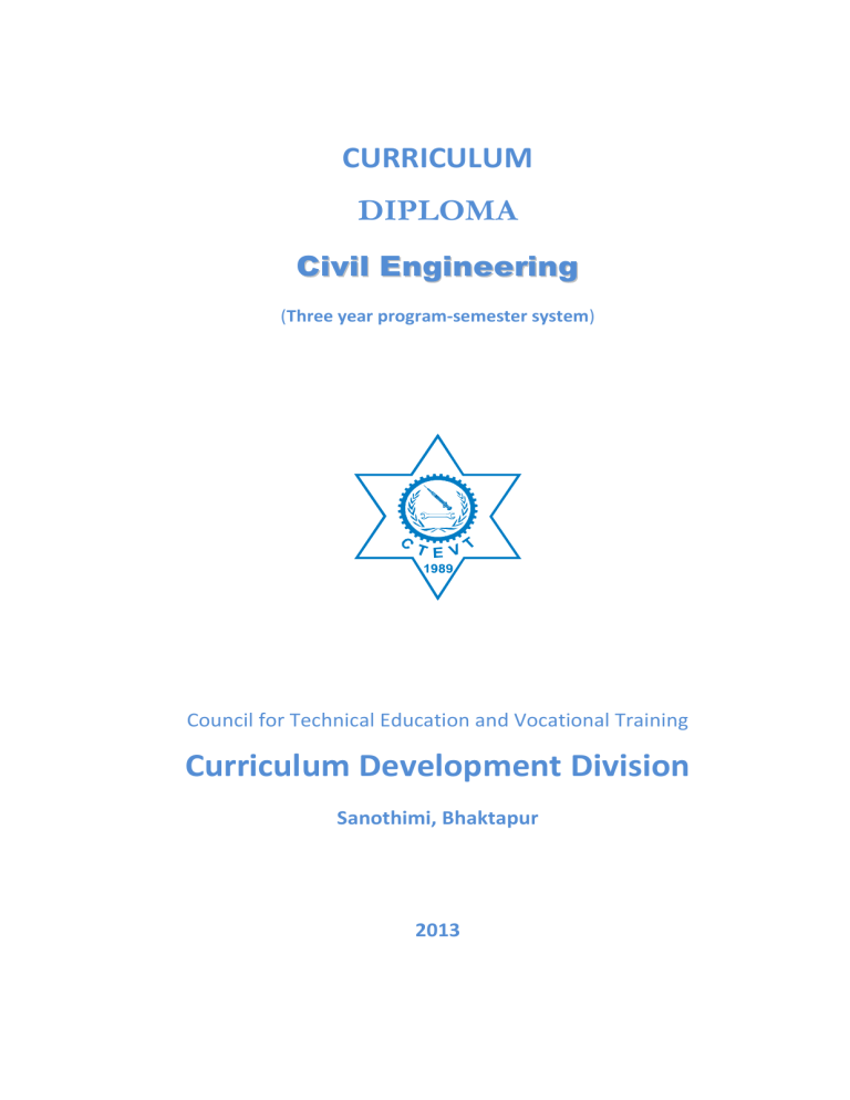 Diploma In Civil Engineering_CTEVT_curriculum