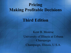 ch1 Pricing Making Profitable Decisions