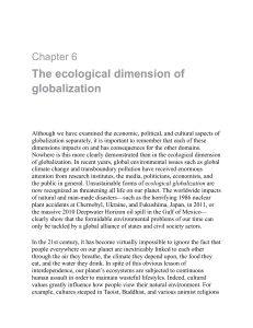 Ecological Dimension of Globalization-1