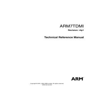 ARM7TDMI Technical Reference Manual