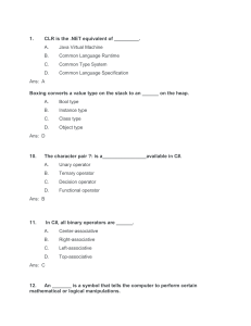 C# Programming Exam Questions