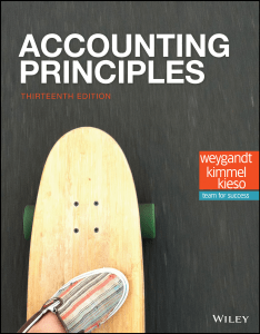 Accounting Principles, 13th Edition by Jerry J. Weygandt, Paul D. Kimmel, Donald E. Kieso