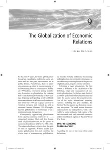 Globalization of Economic Relations