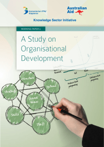 03. A Study on Organisational Development Autor Jessica Mackenzie and Rebecca Gordon