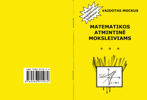 Matematikos Atmintine Moksleiviams (2004) by Cloud Dancing