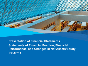 Financial Statement Presentation: IPSAS 1 Guide