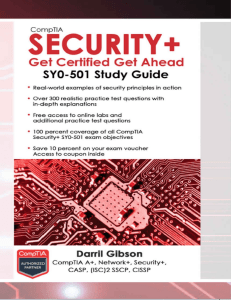 CompTIA Security+ SY0-501 Study Guide